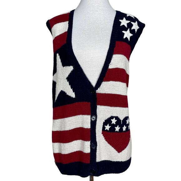 Marisa Christina Jackets & Blazers - Vintage SZ S Marisa Christina Hand Knitted Sweater Vest